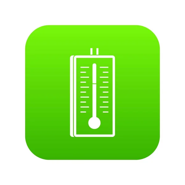 Thermometer-Symbol digital grün — Stockvektor