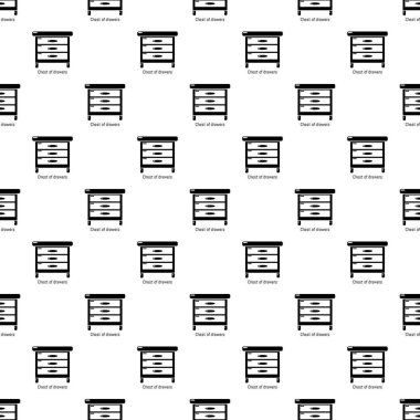 Komodinin tasarlamak vektör sorunsuz