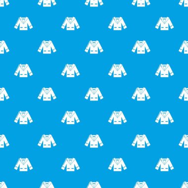 Düğün Damat takım elbise desen vektör kesintisiz mavi