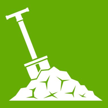 Kömür simgesinde yeşil kürek
