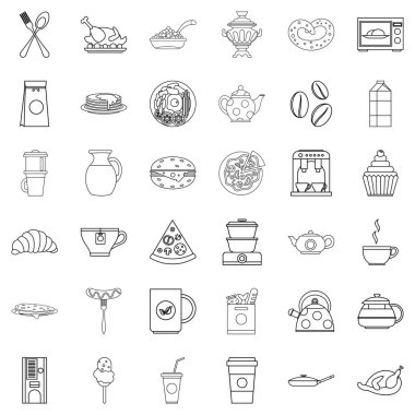 Bayram Icons set, anahat stili