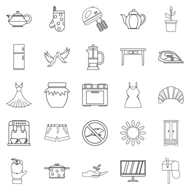 Patrik Icons set, anahat stili