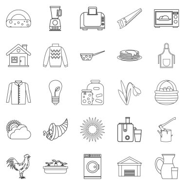 Cins Icons set, anahat stili