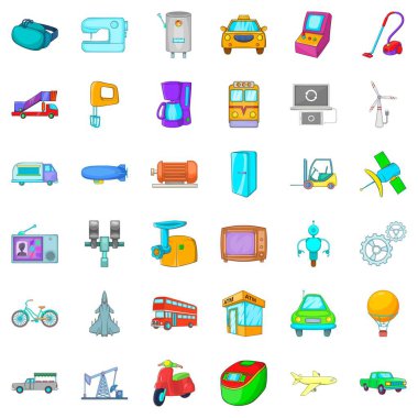 Makine simgeler ayarla, tarzı çizgi film