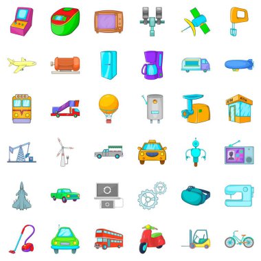Otomatik aygıt simgeler kümesi, karikatür tarzı