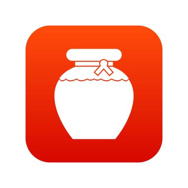 Tatlım simgesi dijital kırmızı