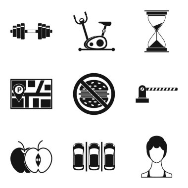 Eğitim süreci simgeler kümesi, basit tarzı