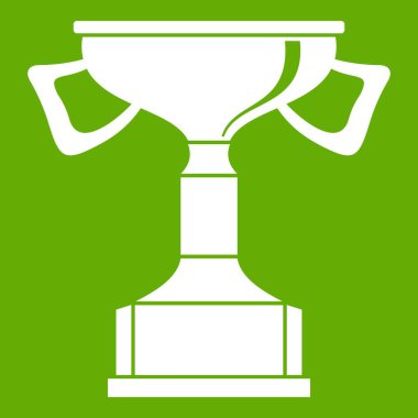 Kupası zafer simgesi yeşil