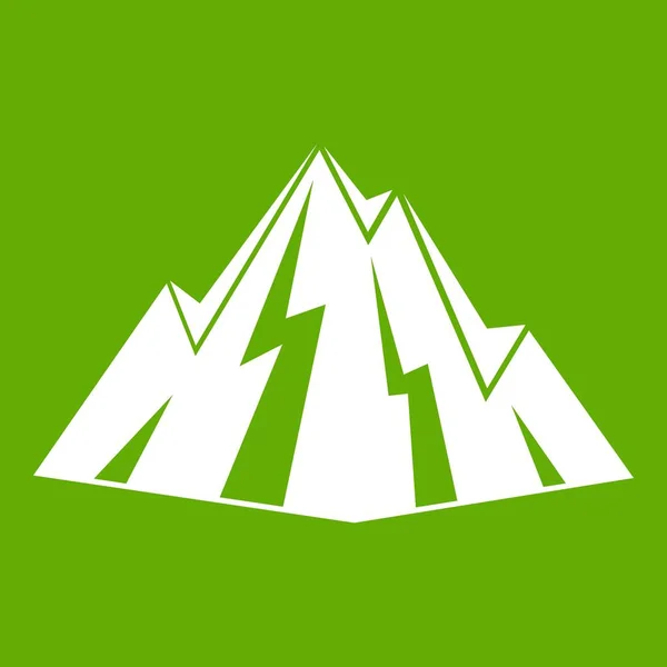 Rock pictogram groen — Stockvector