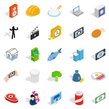 Özellik simgeler kümesi, izometrik stili