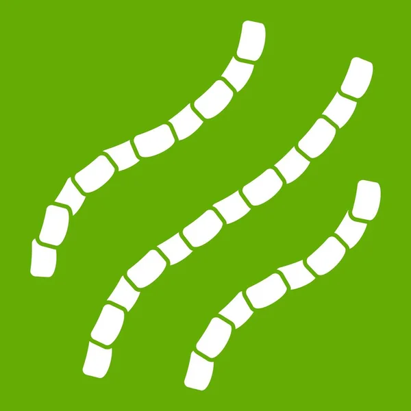 Escherichia coli Symbol grün — Stockvektor