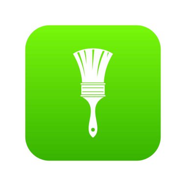 Fırça simgesini dijital yeşil