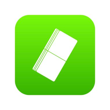 Silgi simgesi dijital yeşil