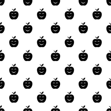 Gülümseme elma tasarlamak vektör sorunsuz