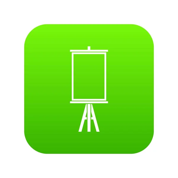 Staffli ikonen digital green — Stock vektor