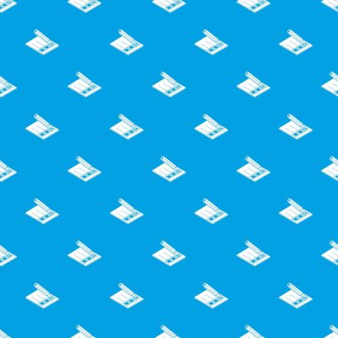 Seçim kağıt desen vektör kesintisiz mavi