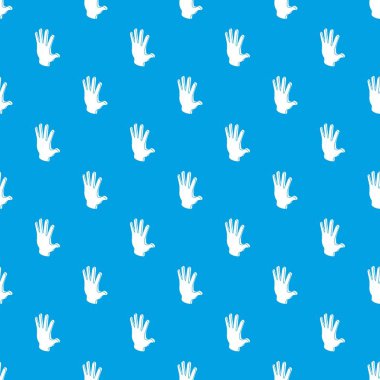 Seçim tebrik el desen vektör kesintisiz mavi