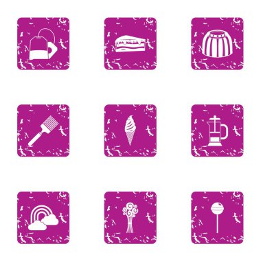 Tatlı şehir simgeler kümesi, grunge tarzı