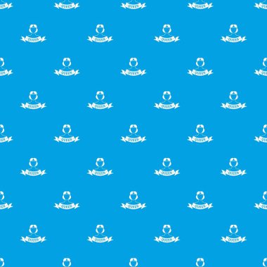 Kraliçe desen vektör kesintisiz mavi