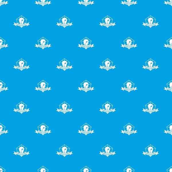 Ampul eko enerji desen vektör kesintisiz mavi