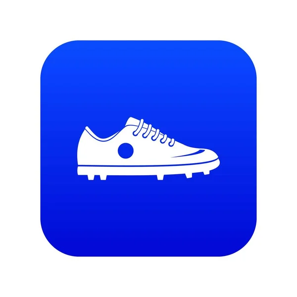 足球鞋图标数字蓝色 — 图库矢量图片