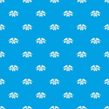 Dövme demir desen vektör kesintisiz mavi