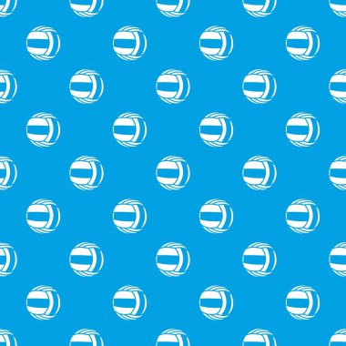 Voleybol desen vektör kesintisiz mavi