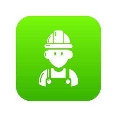 Oluşturucu yeşil simge vektör