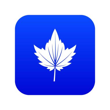 Frenk üzümü ağaç yaprak simgesi dijital mavi