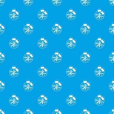 Maraca desen vektör kesintisiz mavi