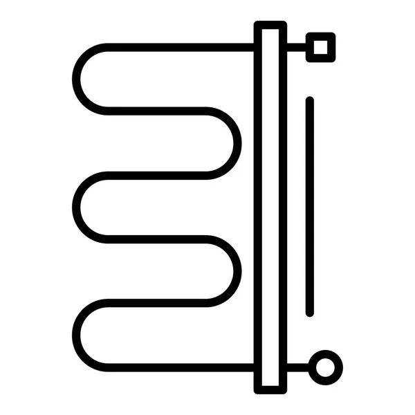 Värmepanna ikon, kontur stil — Stock vektor