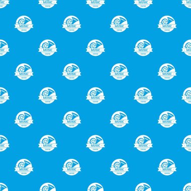 Enstrüman trompet desen vektör kesintisiz mavi