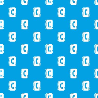 Telefon rehberi desen vektör kesintisiz mavi