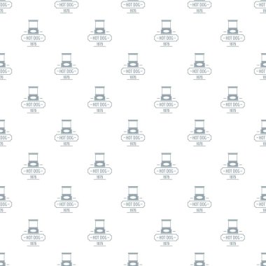 Sosisli sandviç tasarlamak vektör sorunsuz