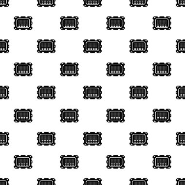 Merkez mikroçip tasarlamak vektör sorunsuz