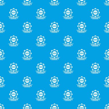 Tef desen vektör kesintisiz mavi