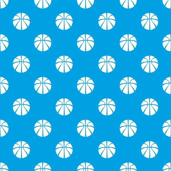 Basket mönster vektor sömlös blå — Stock vektor