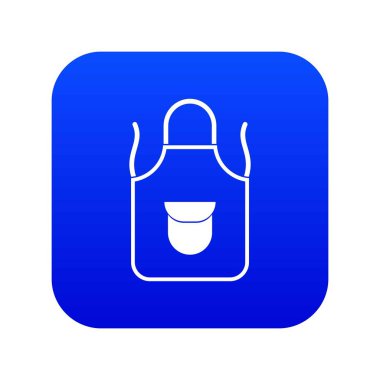 Cep simgesi dijital mavi önlük