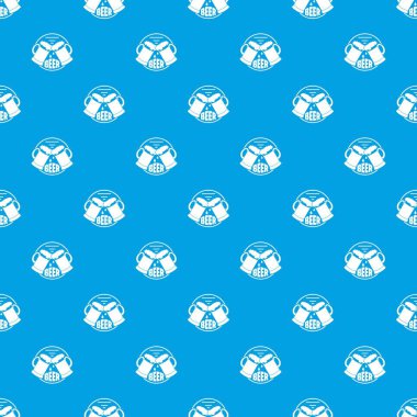 En iyi cam bira desen vektör kesintisiz mavi