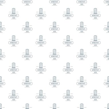 Pencere desen içinde sorunsuz vektör