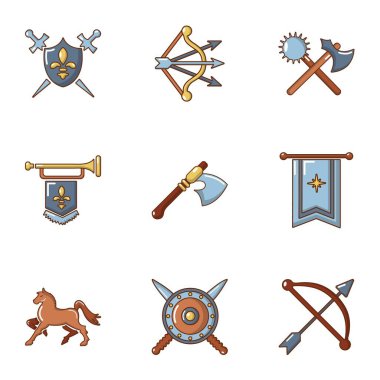 Eski önemsiz Icons set, düz stil