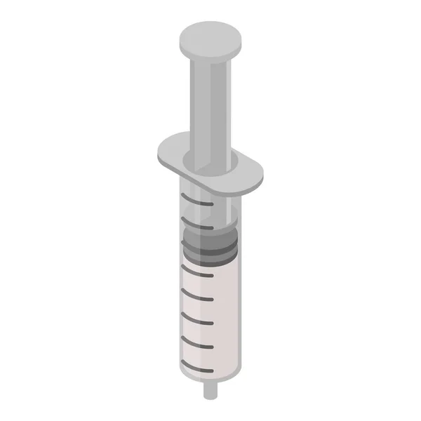 Ícone da seringa de insulina, estilo isométrico —  Vetores de Stock