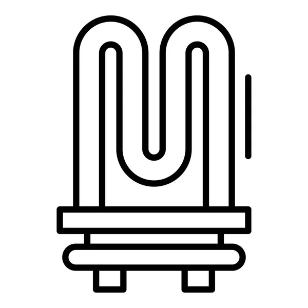 Tan do ícone da caldeira, estilo esboço —  Vetores de Stock