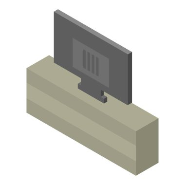 Ev sinema simgesi, izometrik stili