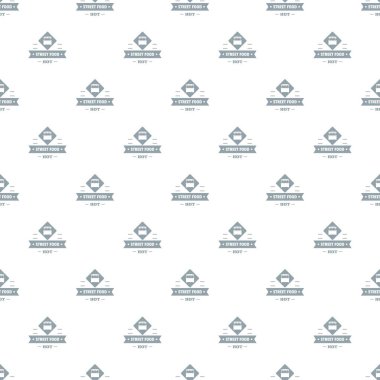 Sıcak sokak gıda tasarlamak vektör sorunsuz