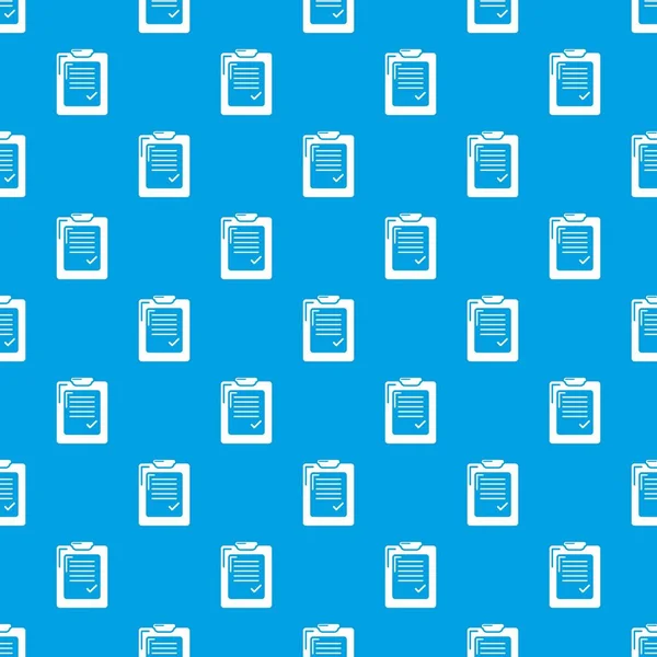 Onay listesi desen vektör kesintisiz mavi