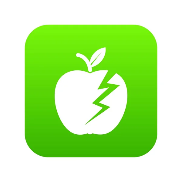 Lightning apple wektor zielony — Wektor stockowy
