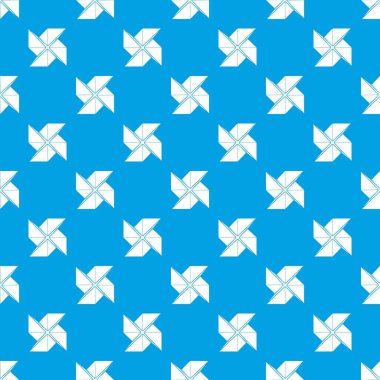 Origami shuriken desen vektör kesintisiz mavi