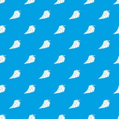 Origami yaprak desen vektör kesintisiz mavi