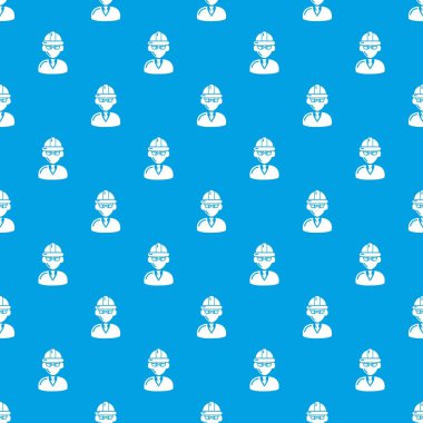 Foreman'ın desen vektör kesintisiz mavi